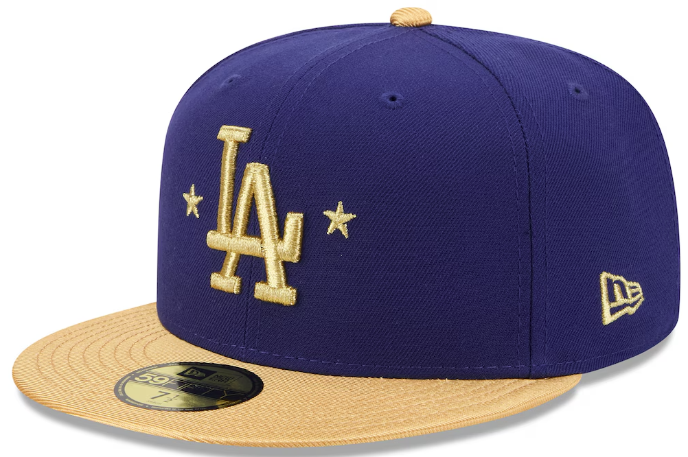 New Era 59FIFTY MLB Los Angeles Dodgers 2025 World Series Champions Fitted Hat - Royal Blue/Gold - The Sports Collection