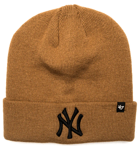 47 MLB New York Yankees Cuff Knit Toque - Brown/Black