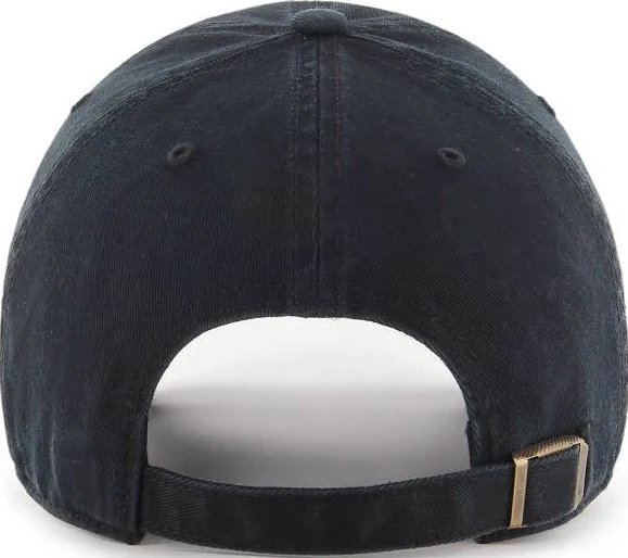 '47 NHL Montreal Canadiens Black Clean Up Adjustable Hat - Black/White