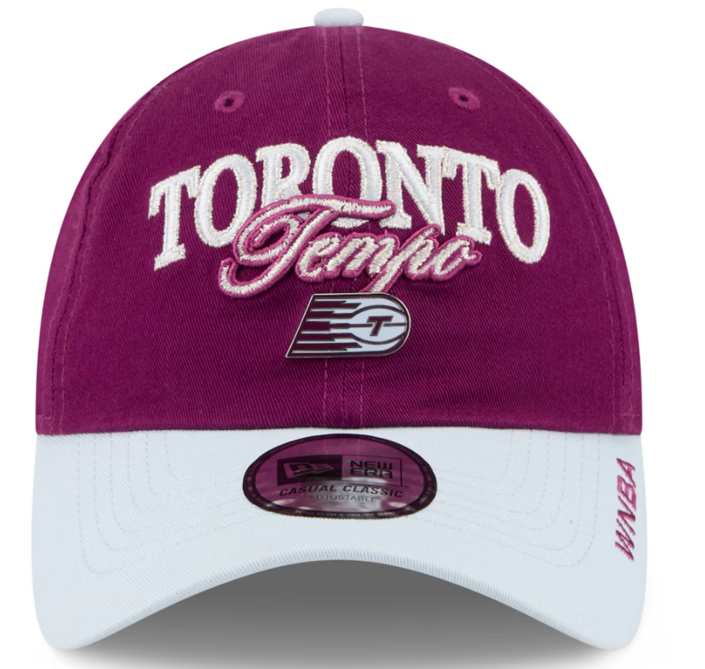 New Era Casual Classic WNBA Toronto Tempo Tip-Off 2026 Adjustable Hat - Purple/Light Blue