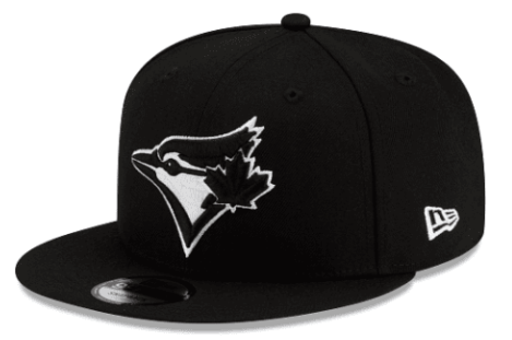 New Era 9FIFTY MLB Toronto Blue Jays Adjustable Snapback Hat - Black / White