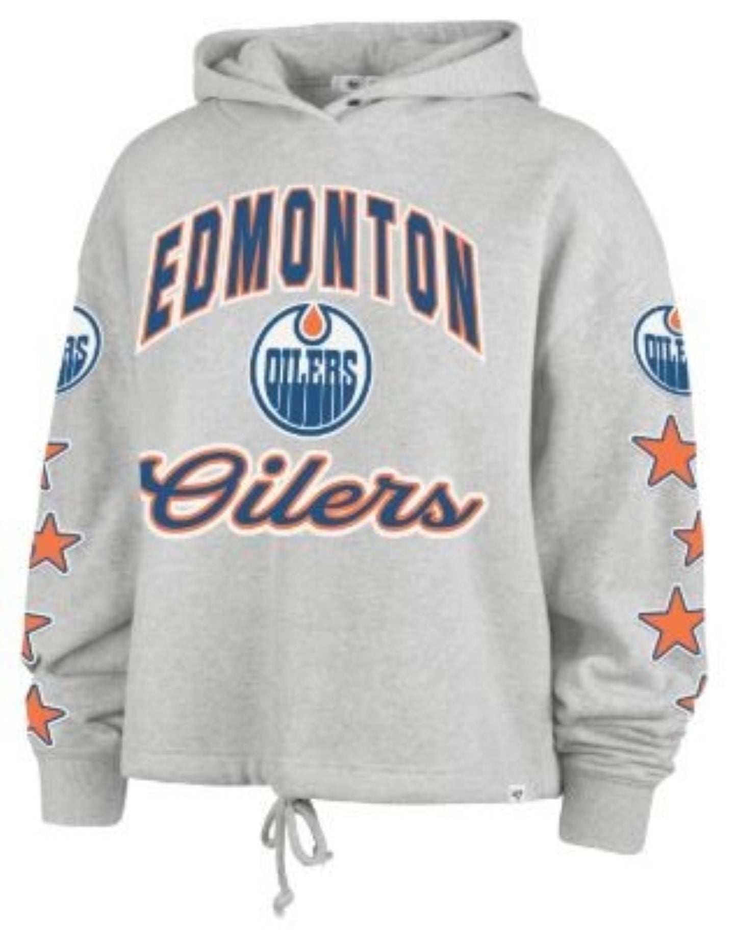 47 NHL Women's Edmonton Oilers Starry Eyed Venice Hoodie - Grey