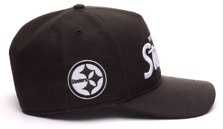 47 NFL Pittsburgh Steelers Attitude Hitch Adjustable Snapback - Black