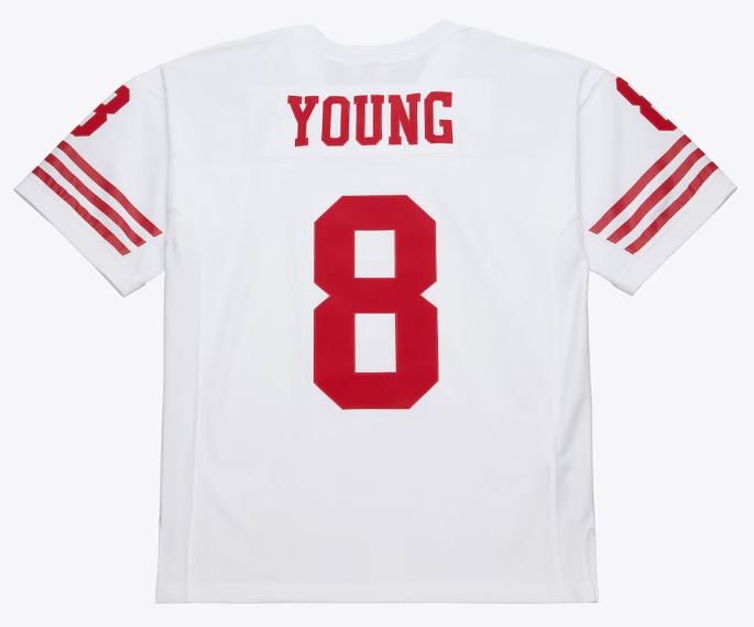 Mitchell & Ness Steve Young San Francisco 49ers 1994 Legacy Player Jersey - White/Red