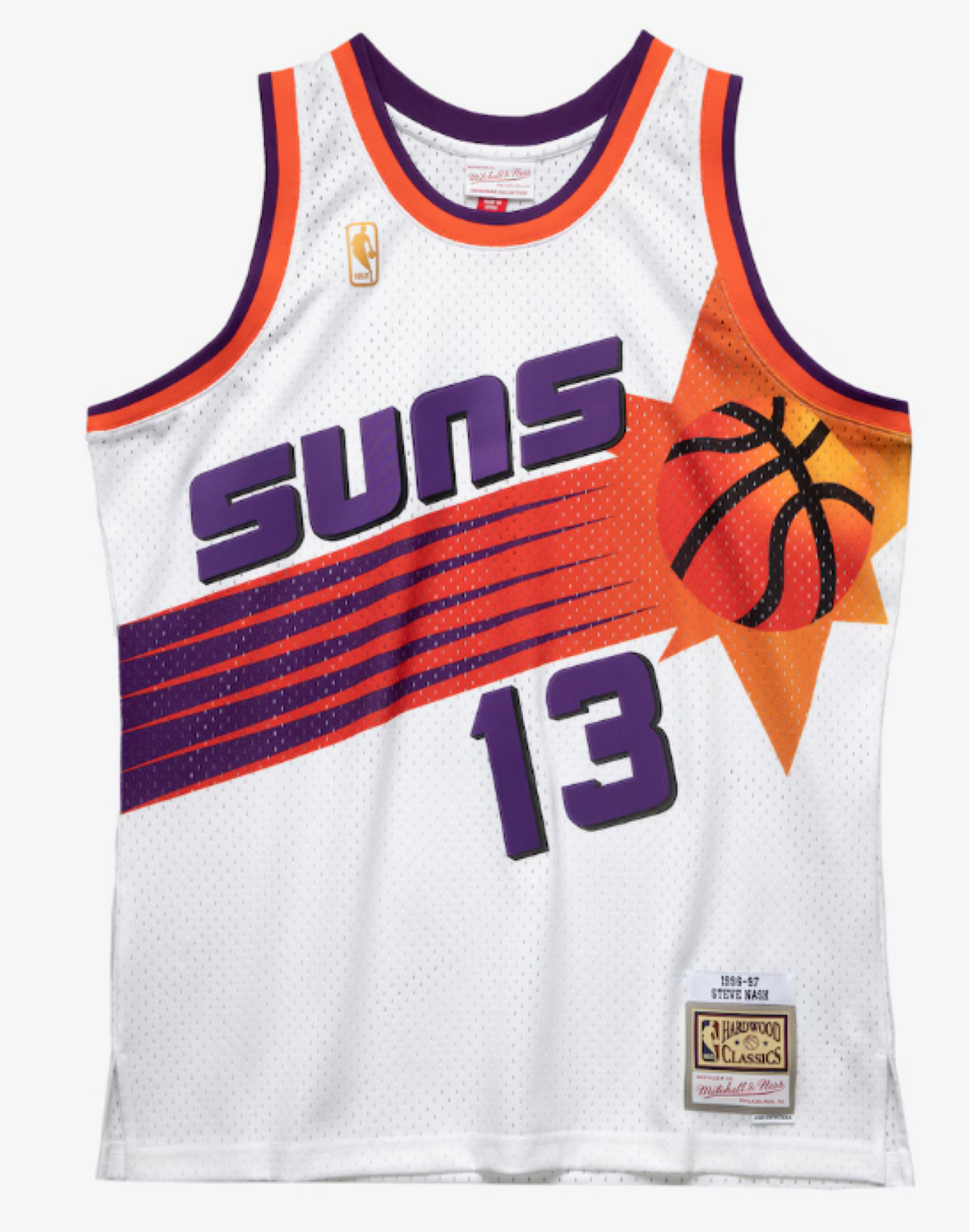Mitchell & Ness Phoenix Suns Swingman Steve Nash 1996-97 Jersey - White