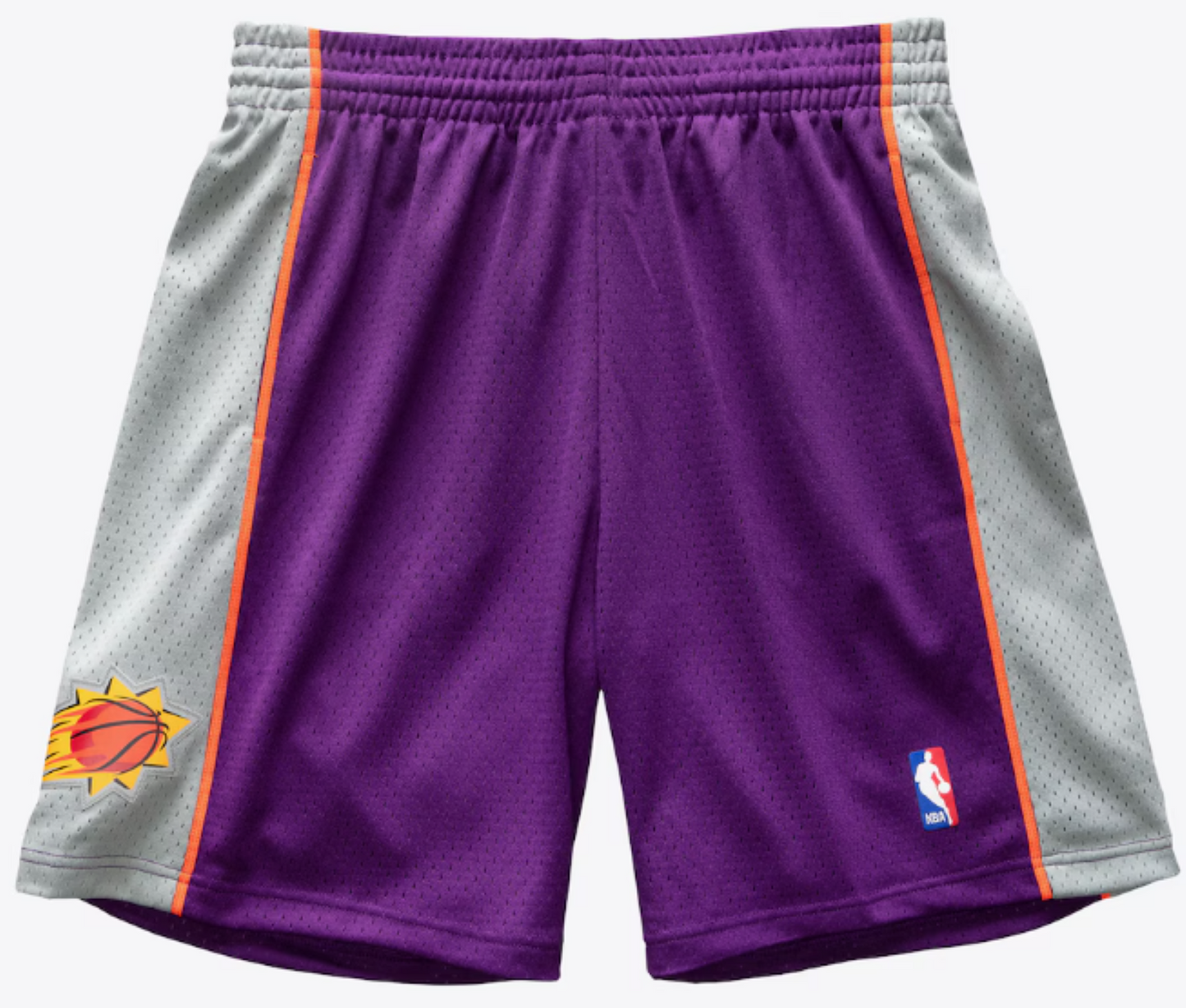 Men's Mitchell & Ness Phoenix Suns 2001/02 Hardwood Classics Swingman Shorts - Purple/Grey