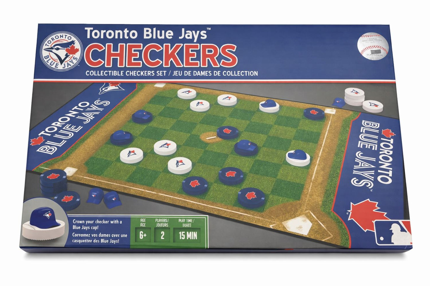 Masterpieces Puzzle Company Toronto Blue Jays Collectible Checkers Set