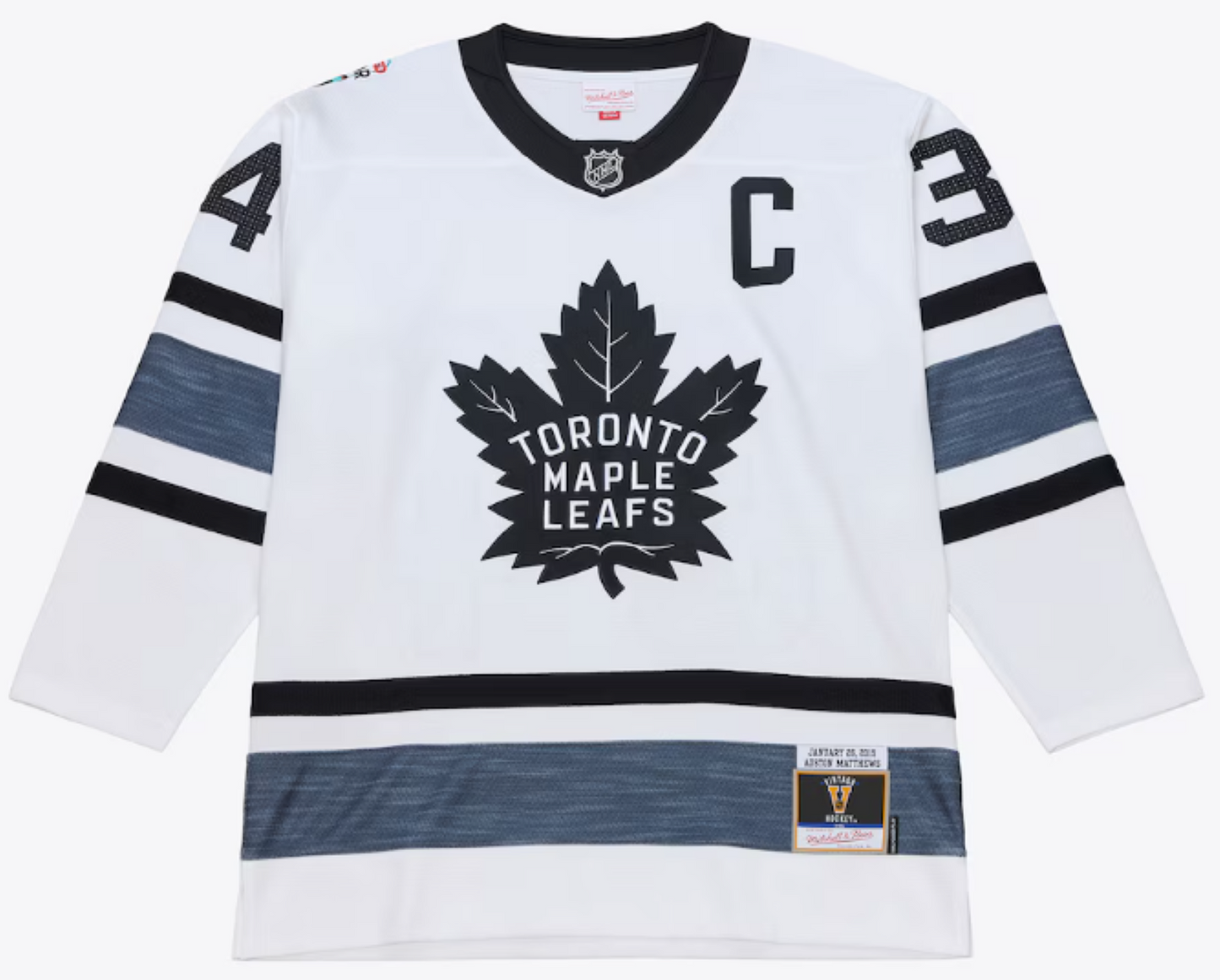 Mitchell & Ness NHL 2019 All-Star Game Toronto Maple Leafs Auston Matthews Jersey - Black/White