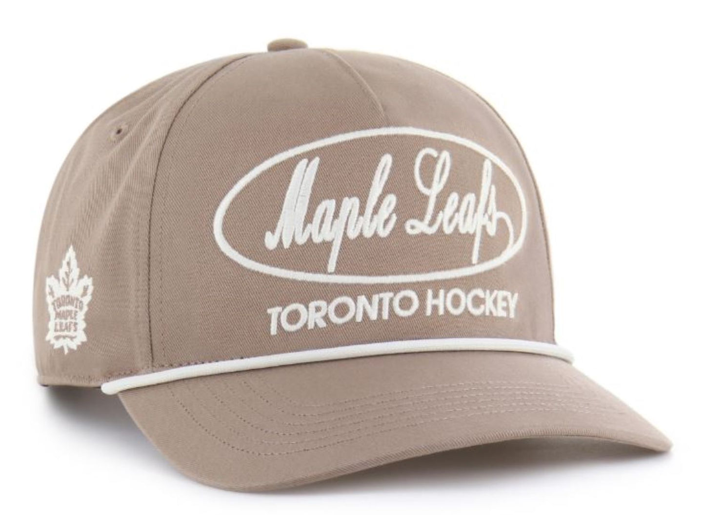 '47 NHL Toronto Maple Leafs Foundational Hitch RF Adjustable Snapback Hat - Khaki