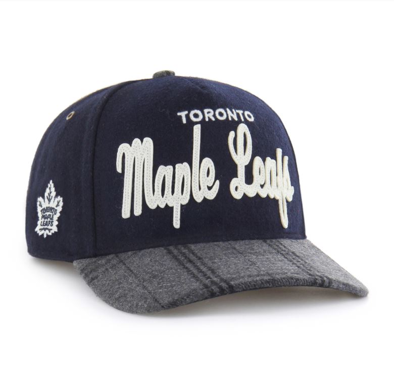 '47 NHL Toronto Maple Leafs Windowpane Plaid Hitch RF Adjustable - Blue/Grey