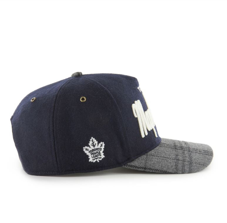 '47 NHL Toronto Maple Leafs Windowpane Plaid Hitch RF Adjustable - Blue/Grey