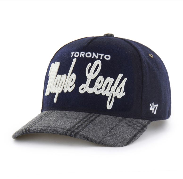 '47 NHL Toronto Maple Leafs Windowpane Plaid Hitch RF Adjustable - Blue/Grey