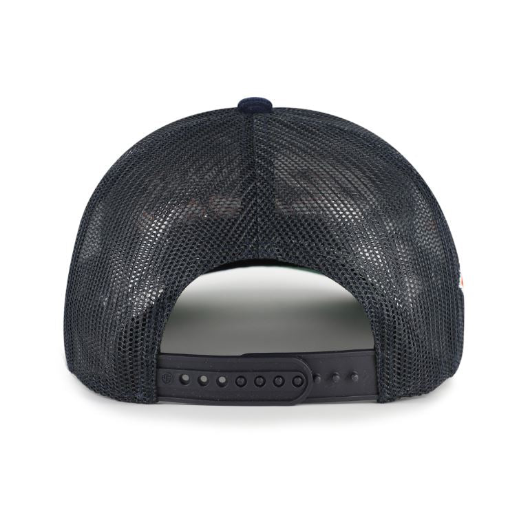 '47 NHL Toronto Maple Leafs Double Header Rope Mesh Adjustable Snapback Hat - Black