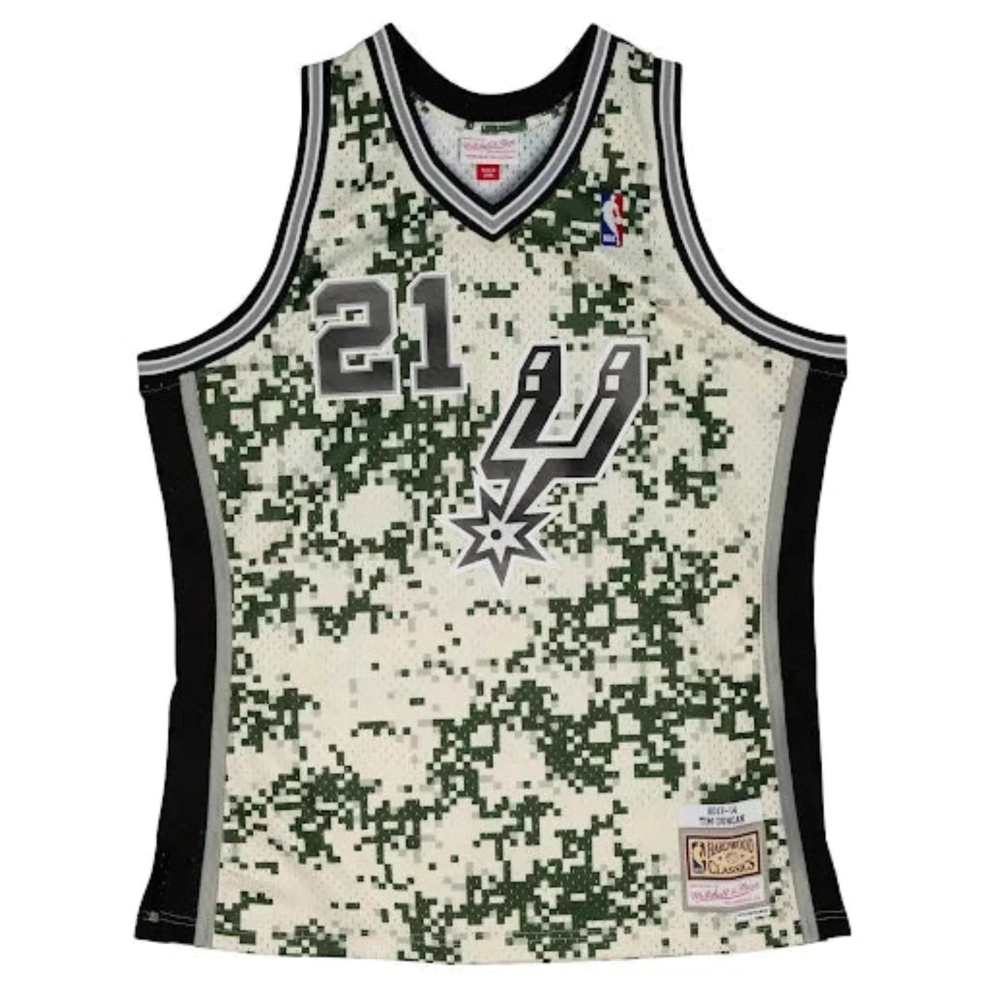 Tim Duncan #21 San Antonio Spurs Mitchell & Ness Hardwood Classics Swingman Jersey –  2014 Alternate