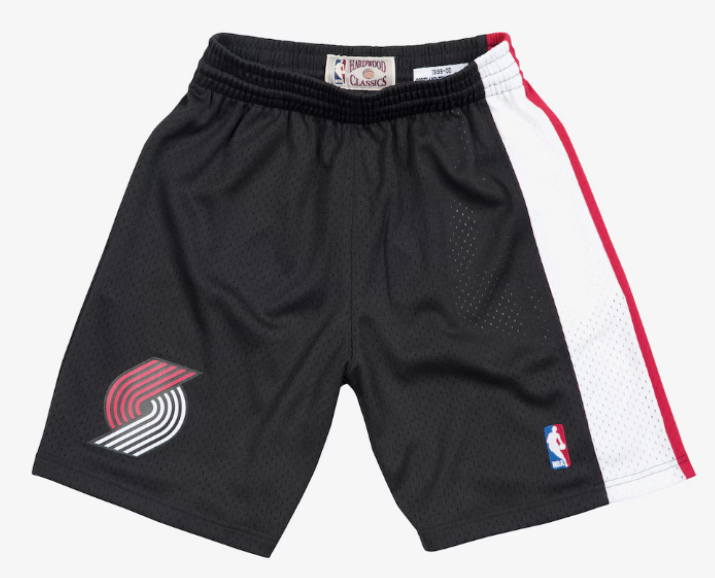 Men's Mitchell & Ness Portland Trail Blazers 1999/2000 Hardwood Classics Swingman Shorts - Black