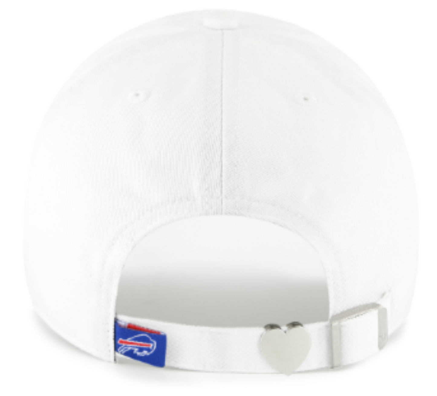 '47 NFL Buffalo Bills Women's Trendy Script Clean Up Sandstone Hat - White