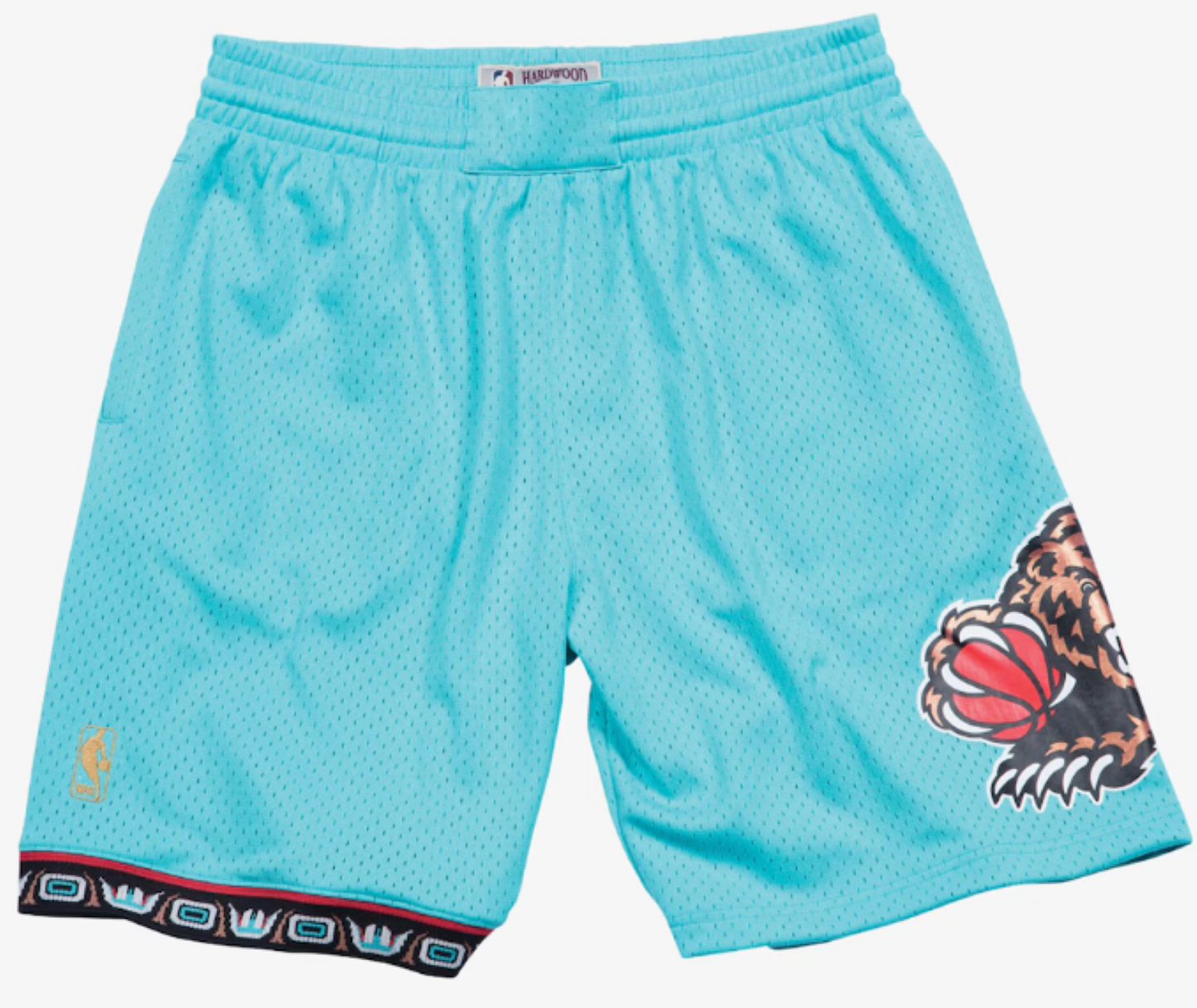 Men's Mitchell & Ness Vancouver Grizzlies 1996/97 Hardwood Classics Swingman Shorts - Teal