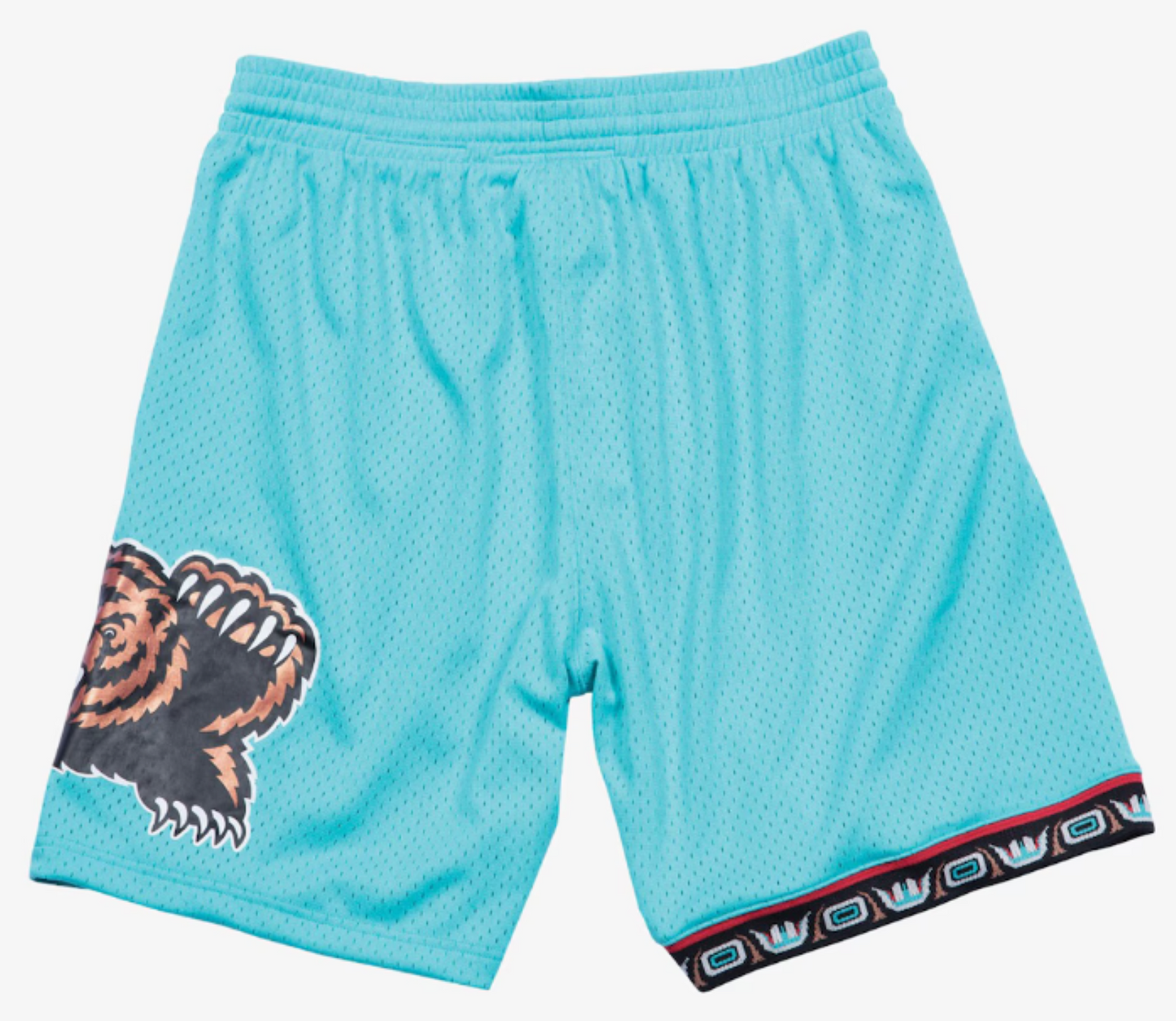 Men's Mitchell & Ness Vancouver Grizzlies 1996/97 Hardwood Classics Swingman Shorts - Teal