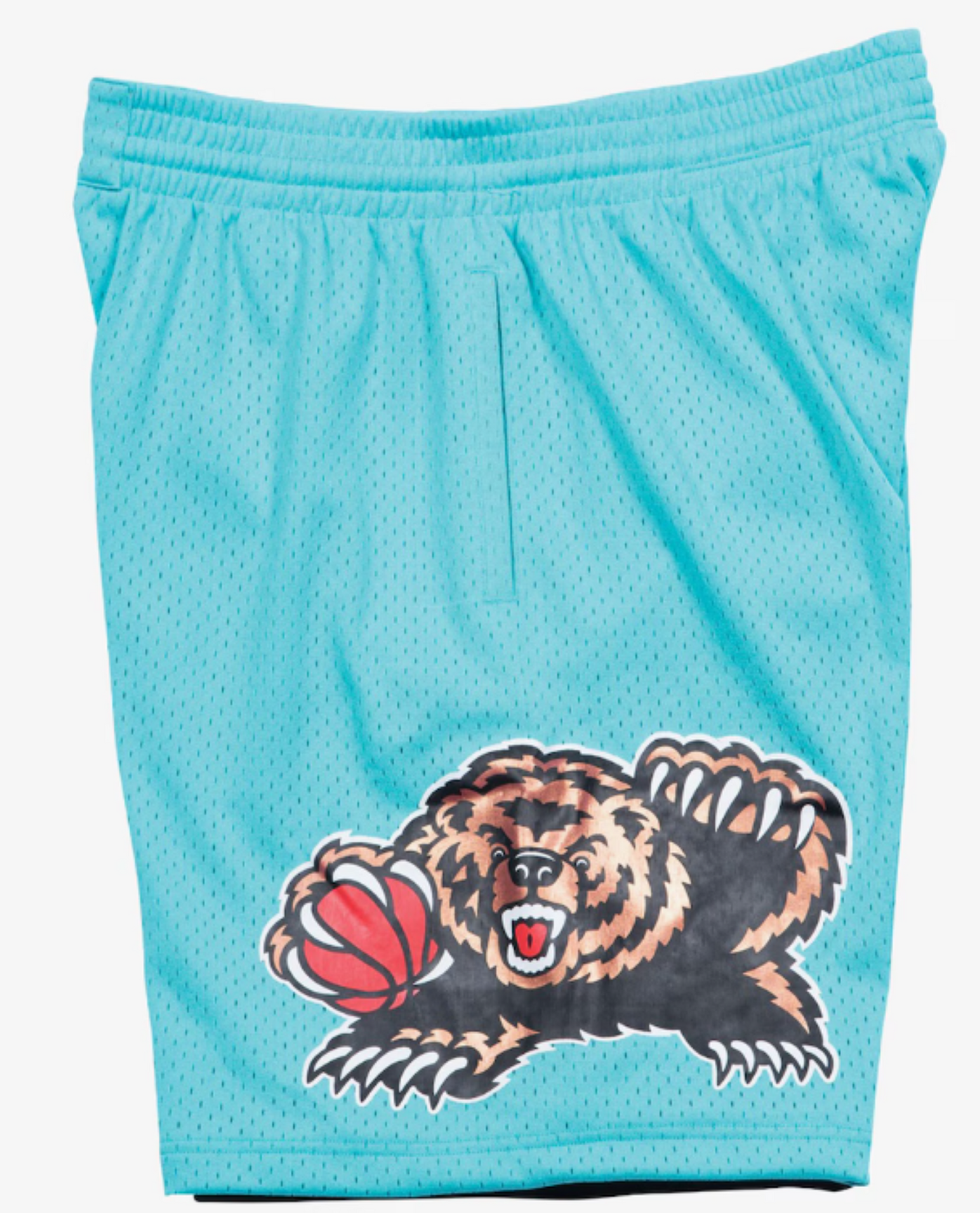 Men's Mitchell & Ness Vancouver Grizzlies 1996/97 Hardwood Classics Swingman Shorts - Teal