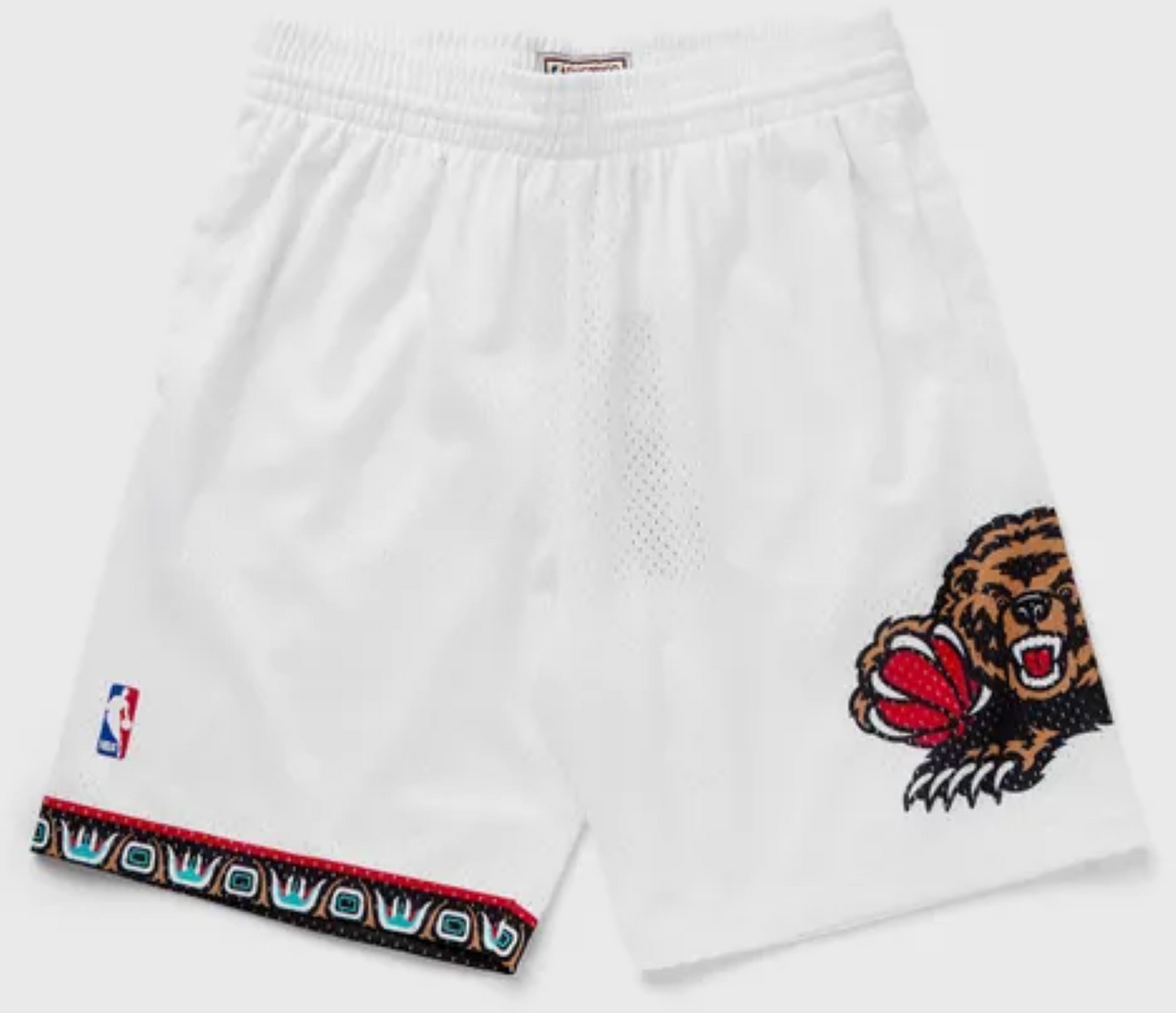 Men's Mitchell & Ness Vancouver Grizzlies 1998/99 Hardwood Classics Swingman Shorts - White