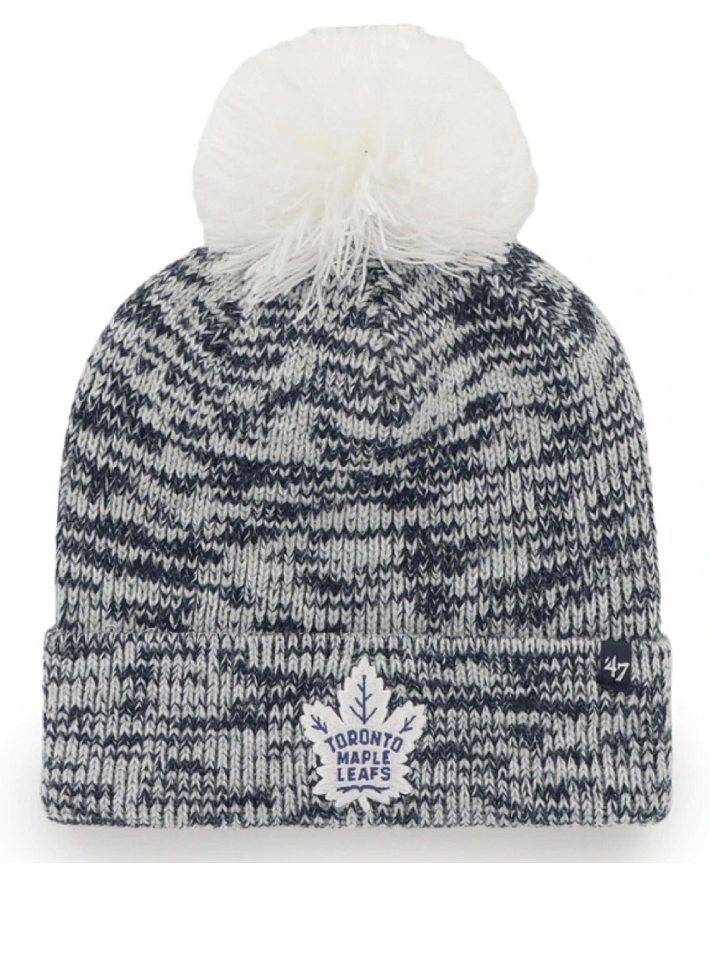 Toronto Maple Leafs Women's '47 Triple Cross Knit Toque - Grey