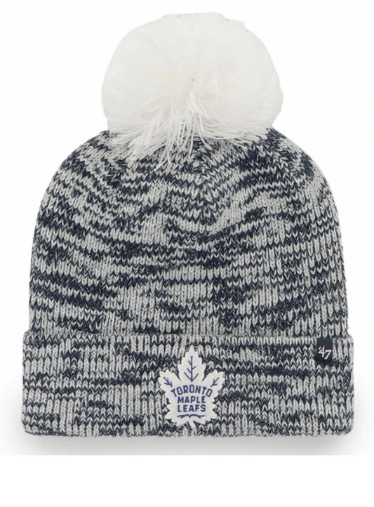 Toronto Maple Leafs Women's '47 Triple Cross Knit Toque - Grey