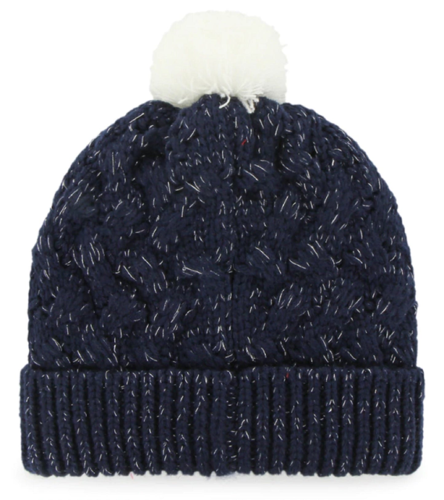 Toronto Maple Leafs Women's '47 Fiona Cuff Knit Toque - Navy Metallic