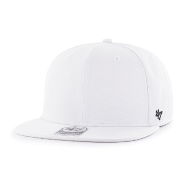 47 Classic White Captain Snapback Cap - Blank