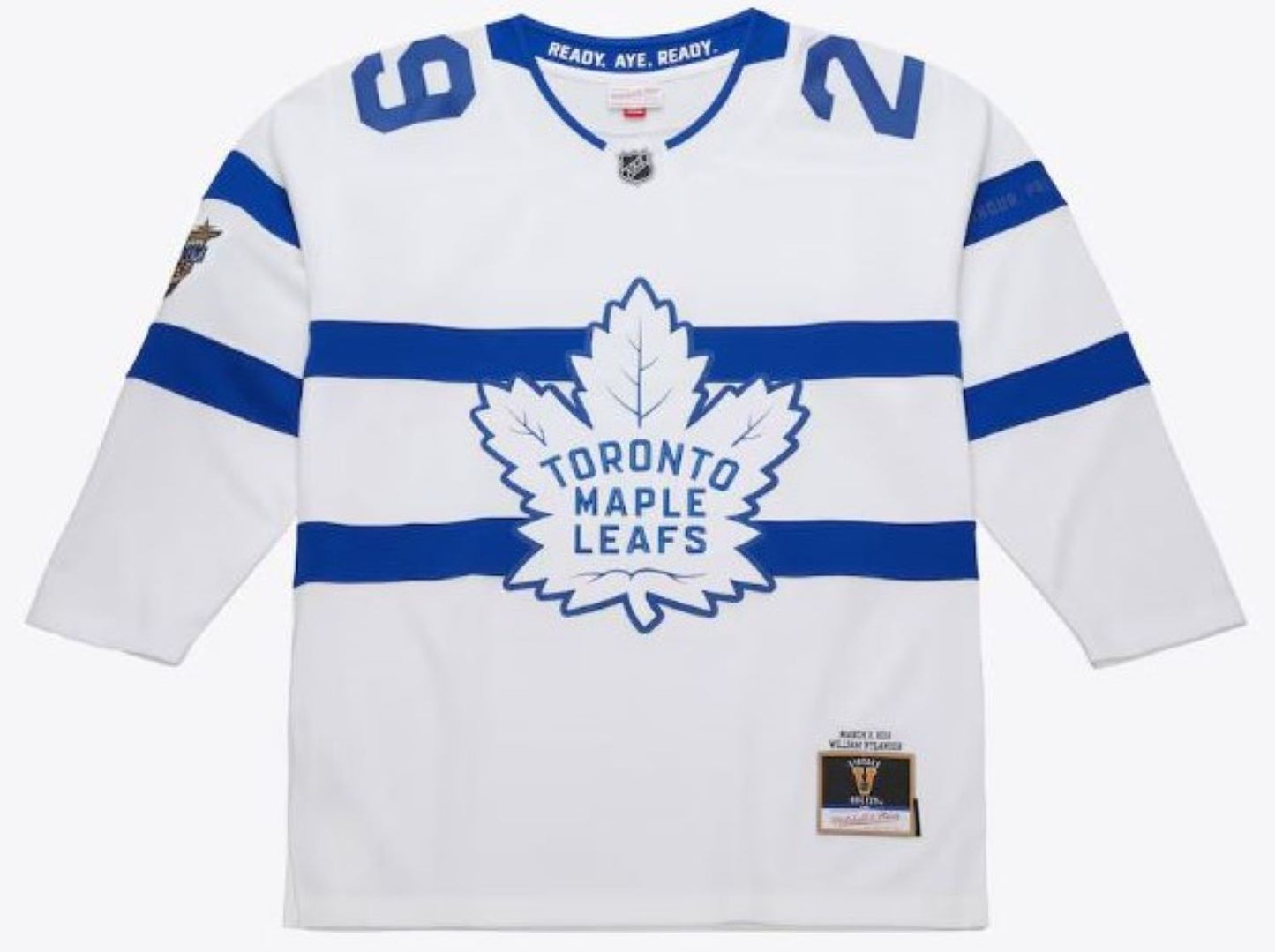 Mitchell & Ness NHL William Nylander Toronto Maple Leafs Stadium Series 2018 Jersey - White/Blue