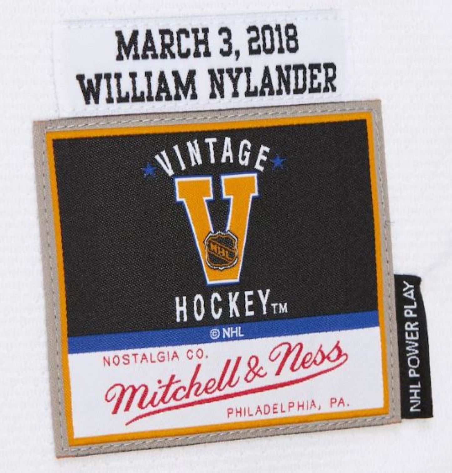 Mitchell & Ness NHL William Nylander Toronto Maple Leafs Stadium Series 2018 Jersey - White/Blue