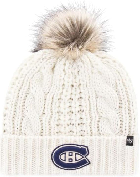 '47 NHL Montreal Women's Cuffed Meeko Knit Hat - White