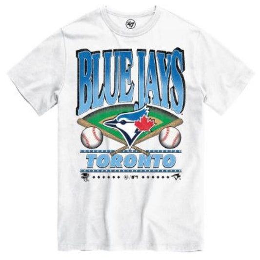 '47 MLB Toronto Blue Jays Boys Straight Tee - White