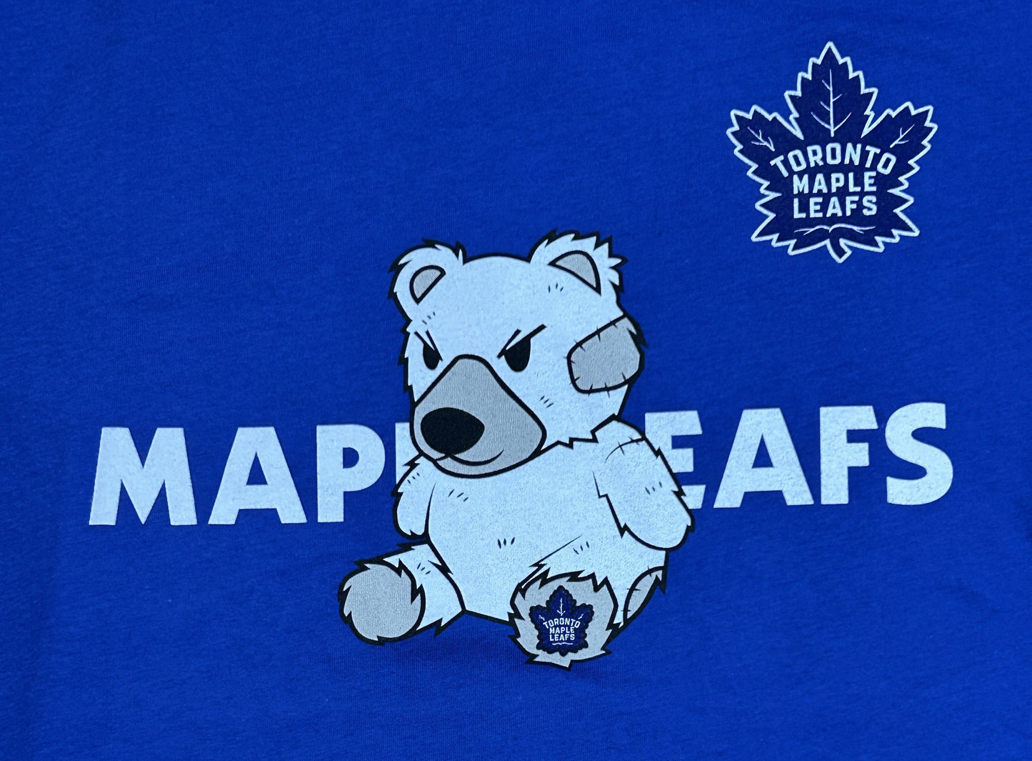 Mitchell & Ness NHL Toronto Maple Leafs Plush Tee - Blue