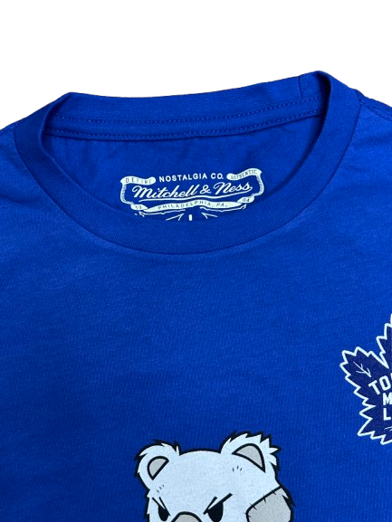 Mitchell & Ness NHL Toronto Maple Leafs Plush Tee - Blue