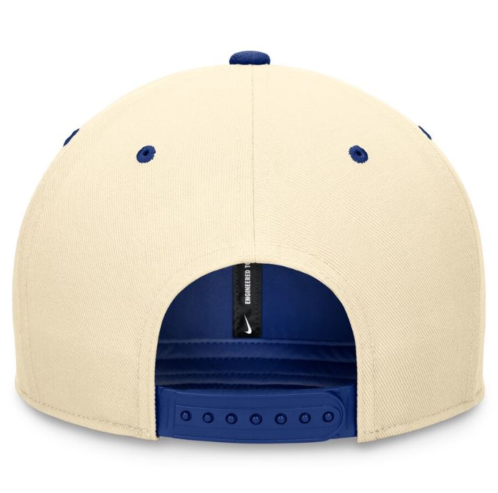Nike Toronto Blue Jays Rewind Cooperstown Collection Performance Snapback Hat - Cream/Royal