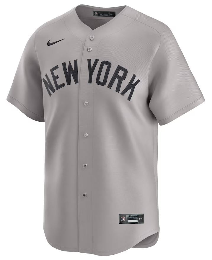 Nike MLB New York Yankees Aaron Judge #99 Player Limited Road Jersey - Grey