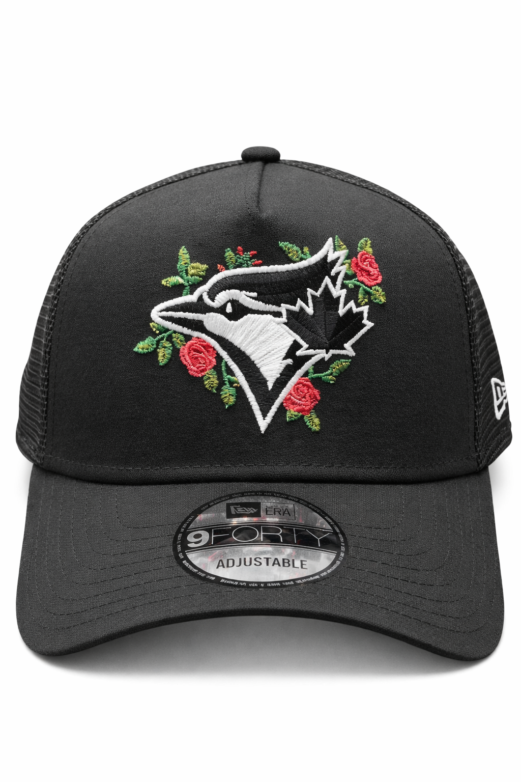 New Era Toronto Blue Jays 9FORTY Floral A-Frame Trucker - Black