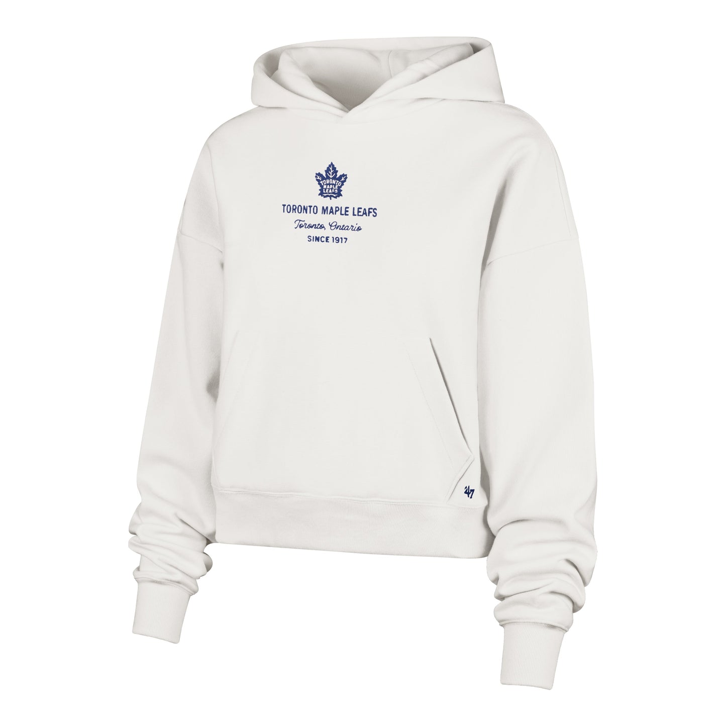 '47 NHL Toronto Maple Leafs Women's Anderson Foundation Hoodie - White