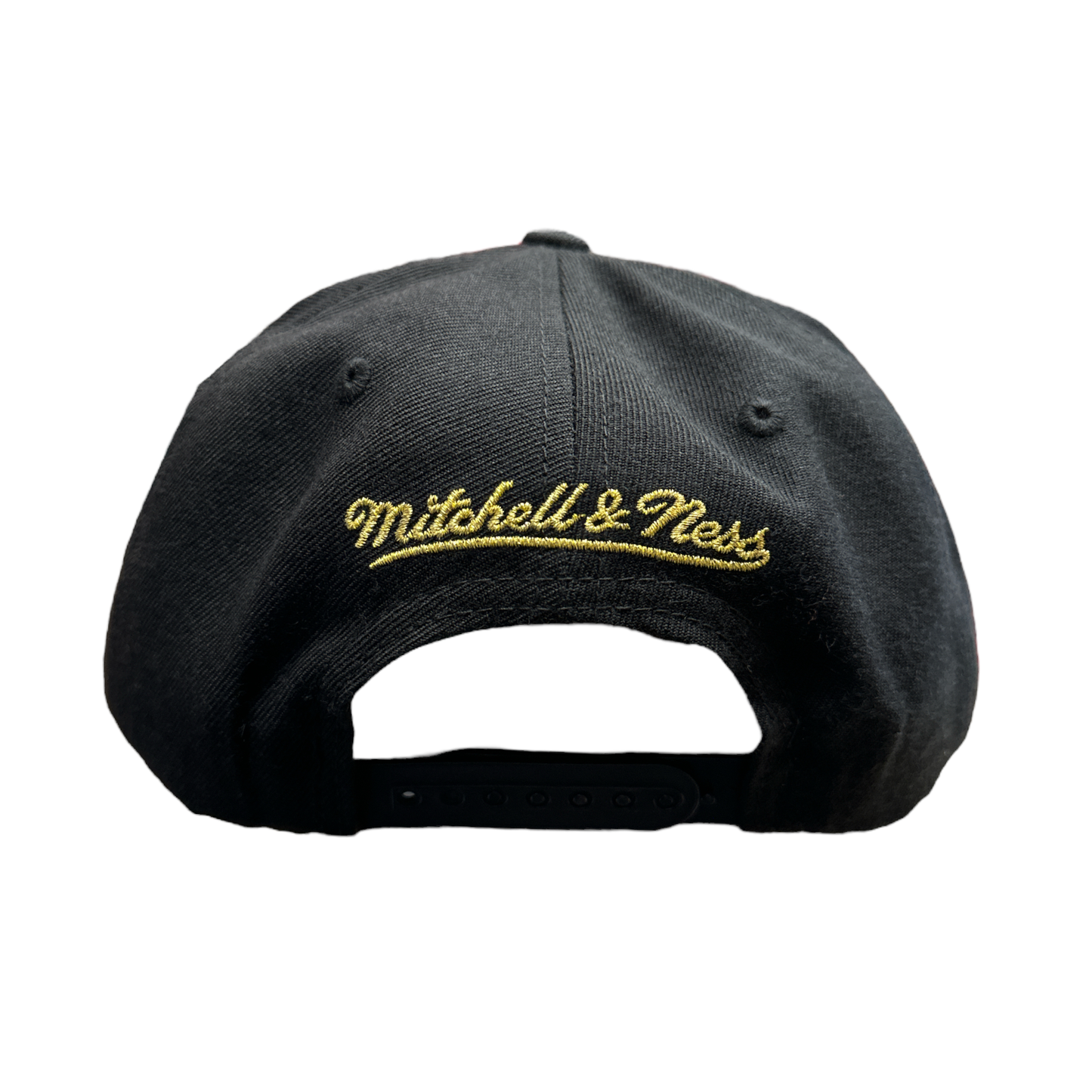 Men's Mitchell & Ness Calgary Flames NHL Snapback Hat - Black/Gold