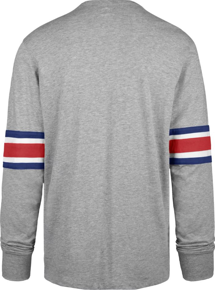 '47 Men's NFL Buffalo Bills Cover Two Brex Long Sleeve Tee - Grey