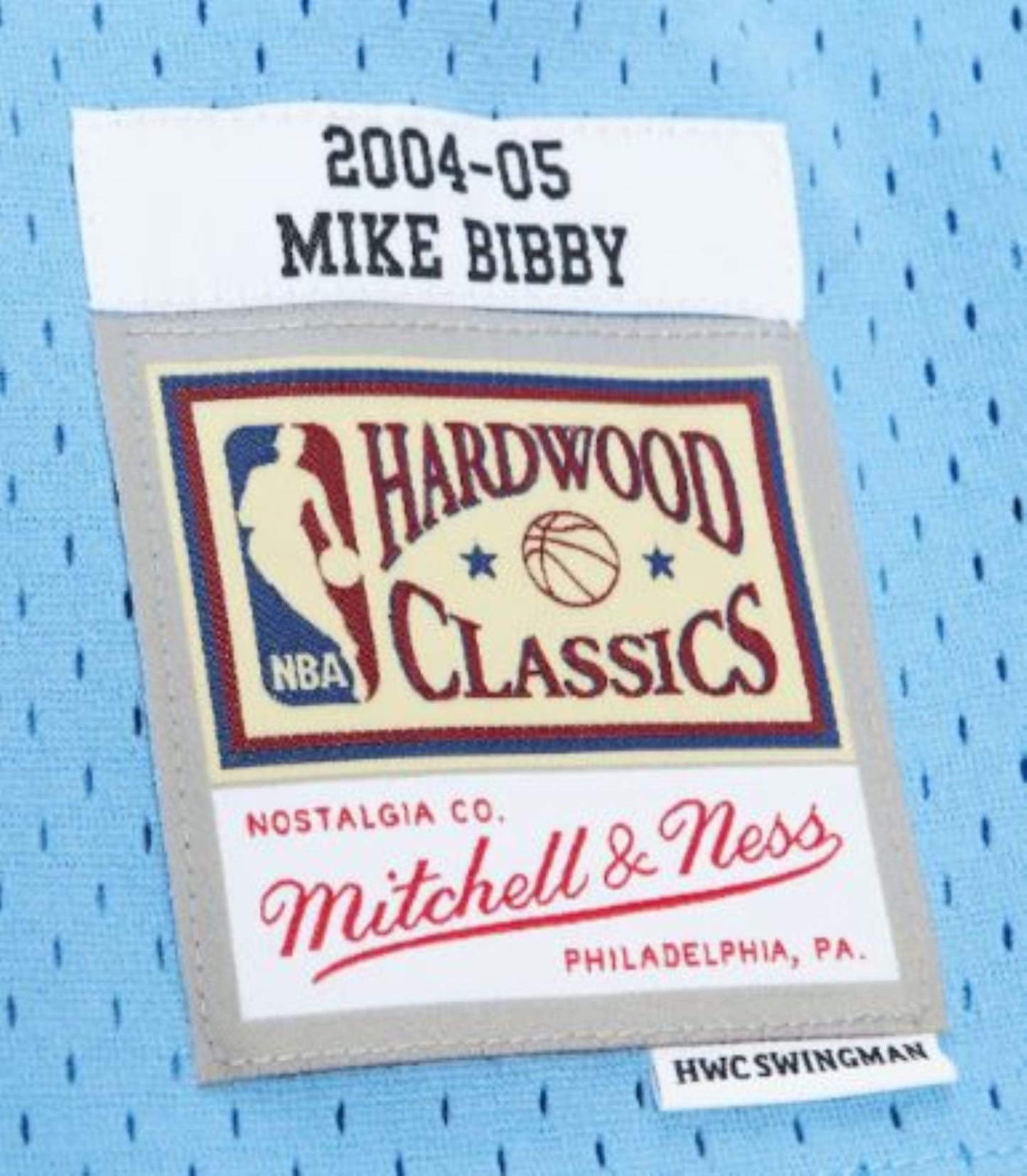 Mitchell & Ness NBA Sacramento Kings Mike Bibby #10 2004-05 HWC Swingman Jersey - Light Blue