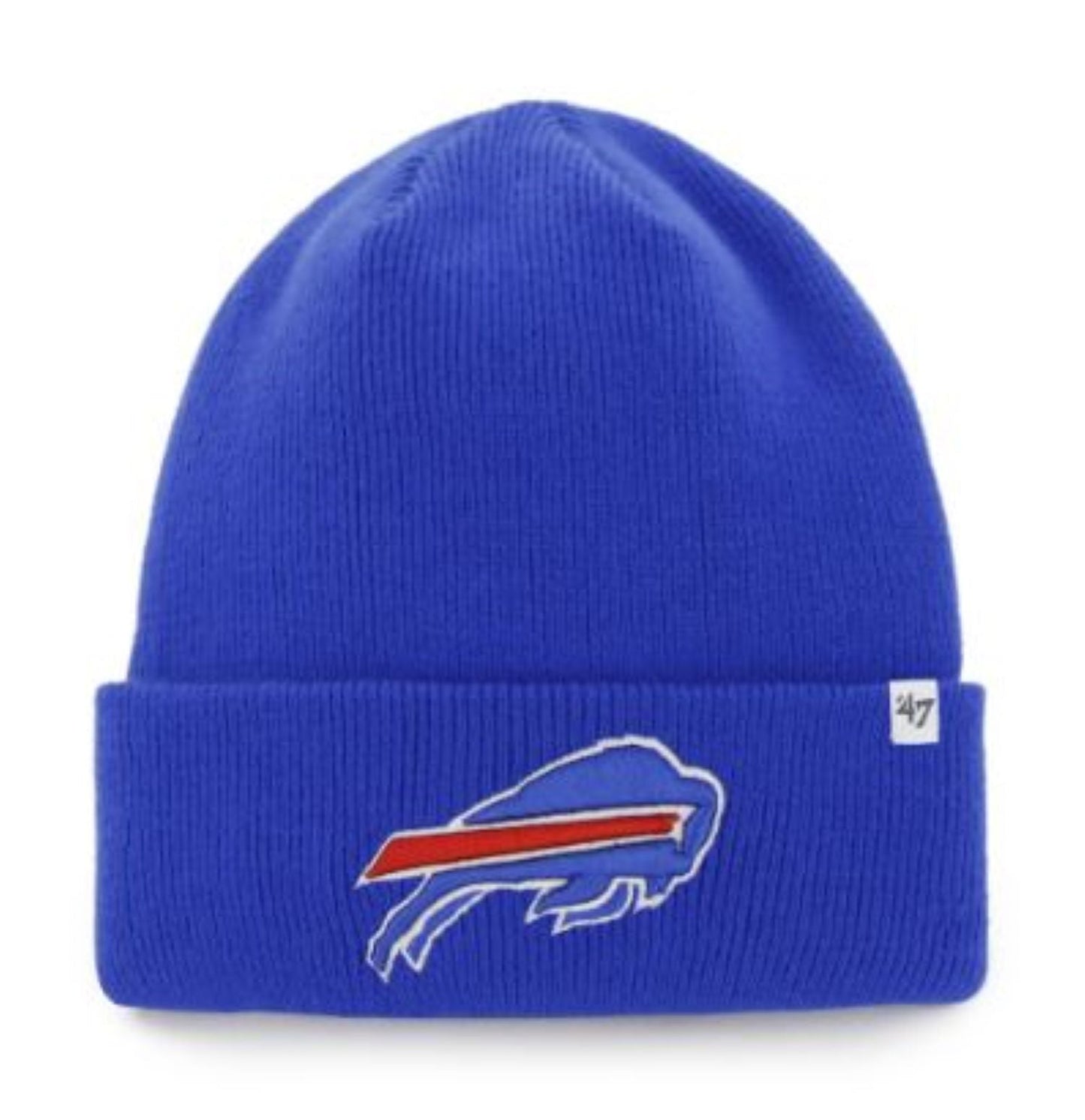 '47 NFL Buffalo Bills Raised Cuff Knit Beanie - Blue