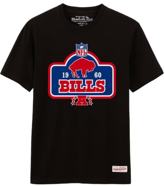 Mitchell & Ness NFL Buffalo Bills 1960 Retro Tee - Black
