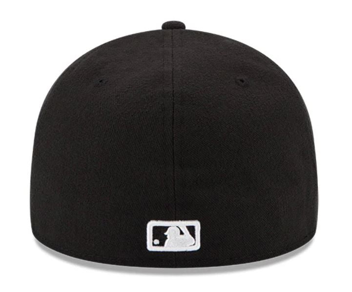 New Era 59FIFTY MLB Toronto Blue Jays 50th Anniversary Side Patch Custom Collection Fitted Hat - Black/White