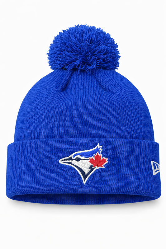 New Era MLB Toronto Blue Jays Cuffed Knit Beanie - Royal