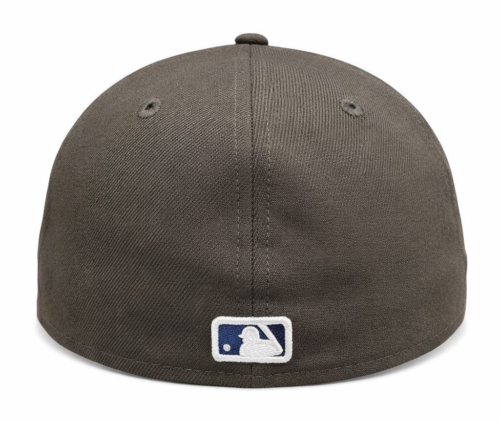 New Era 59FIFTY MLB Toronto Blue Jays 50th Anniversary Side Patch Custom Collection Fitted Hat - Brown