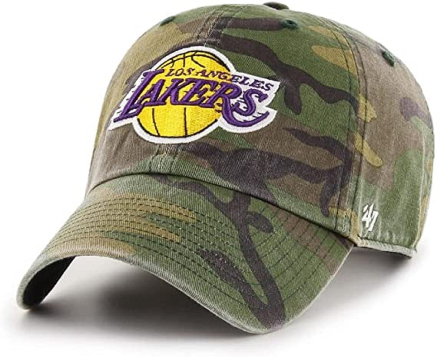Los Angeles Lakers '47 Camo Clean Up Adjustable Hat