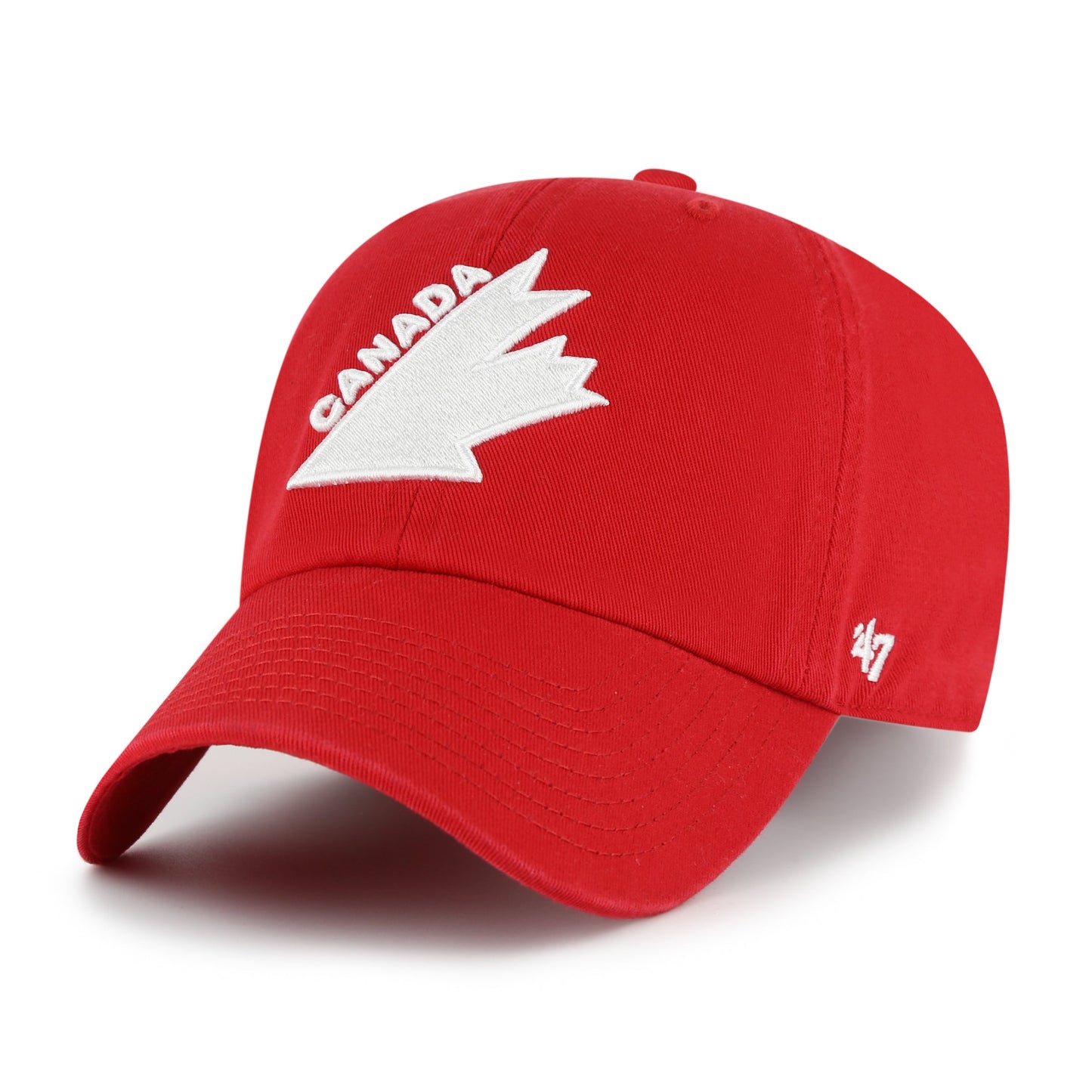 '47 Hockey Canada 1976 Vintage Heritage Clean Up Adjustable Hat - Red