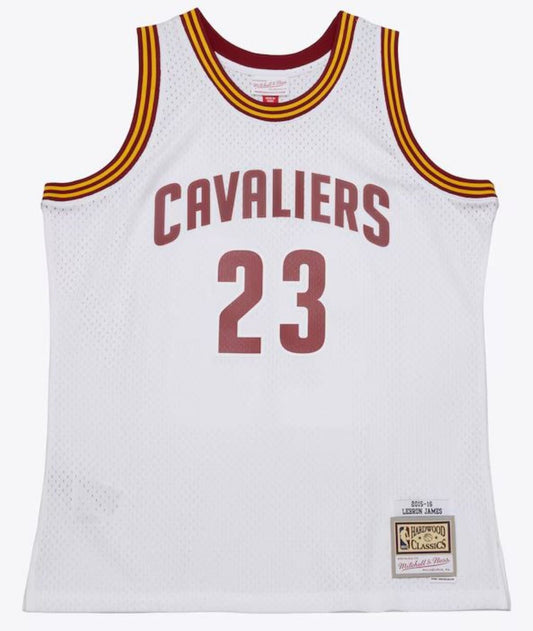 Mitchell & Ness NBA Cleveland Cavaliers Lebron James #23 2015-16 HWC Swingman Jersey - White