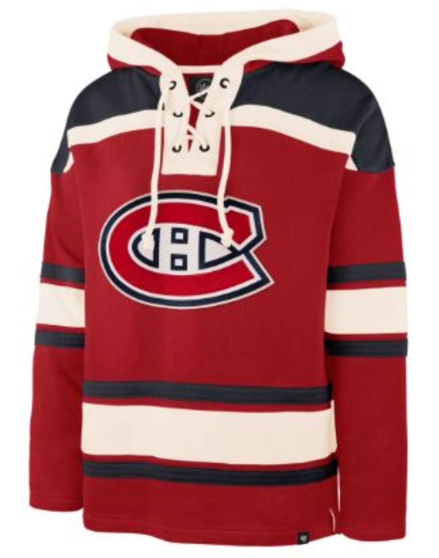 '47 NHL Montreal Canadiens Cole Caufield Player Lacer Hoodie - Red